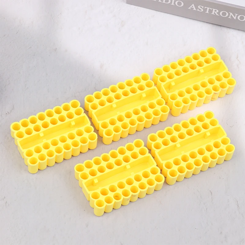 1/2/5 قطعة حامل بت 32 ثقوب بت عرافة عرقوب المنظم مفك بت حامل الحفر للتخزين ل 6.35 مللي متر عرقوب صندوق تخزين #3