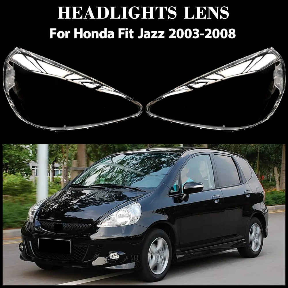 

Для Honda Fit Jazz 2003-2007 крышка передней фары прозрачный абажур корпус фары линза из плексигласа замена оригинала