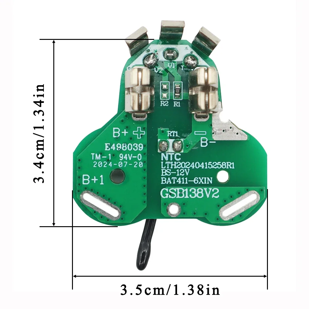 BAT411 Li-ion Battery Plastic Case PCB charging Protection Board Box For Bosch 10.8V 12V BAT412A BAT413A BAT420 Housing Shell