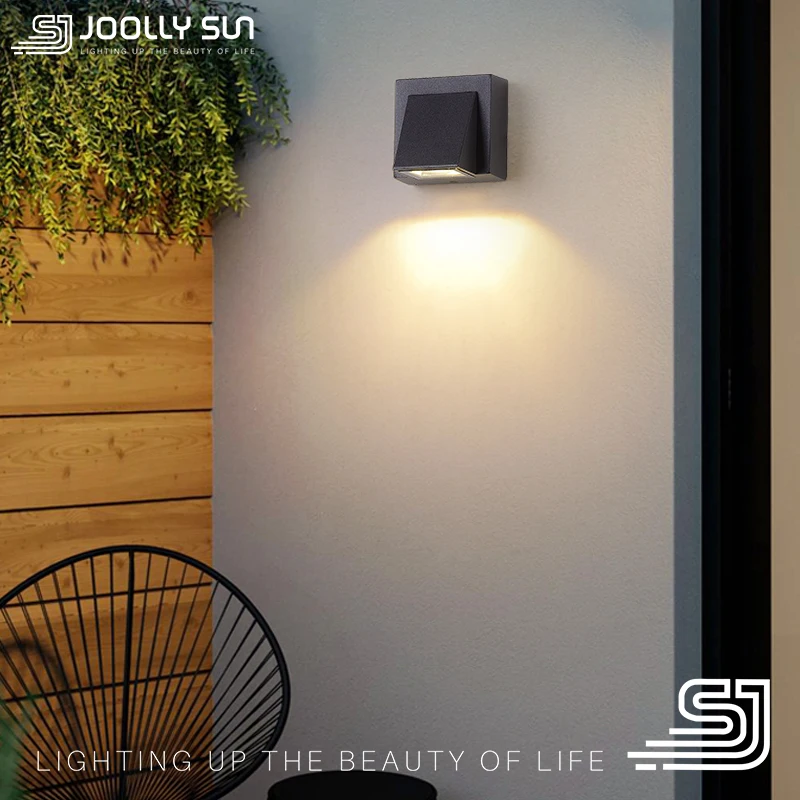 Joollysun LED Wand leuchte wasserdichte Beleuchtung für Balkon Terrasse Veranda Lichter moderne Wohnkultur Villa Garten Zaun Wand lampen