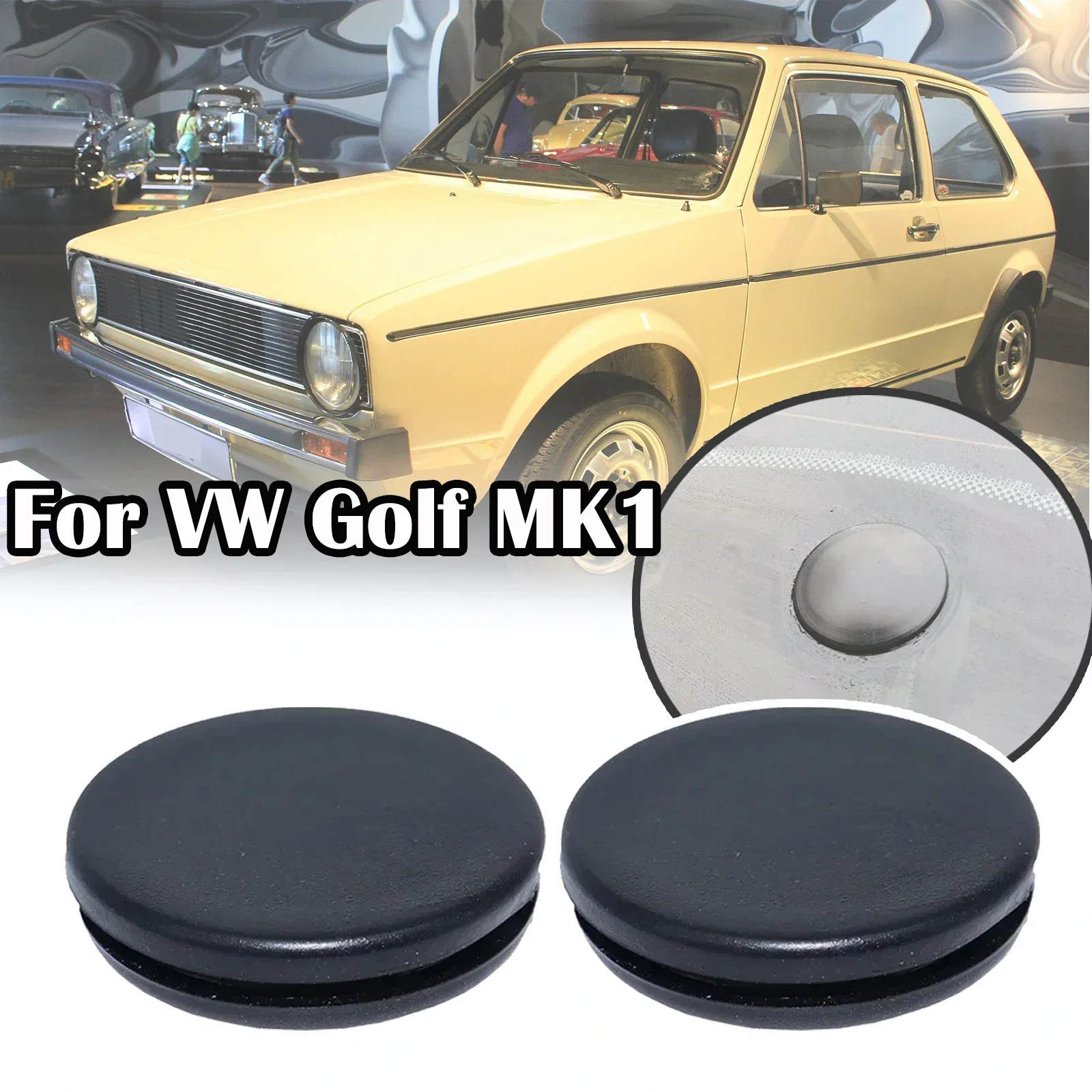 Car Rear Wiper Blade Arm Rocker Delete Removal Bung Rubber Grommet Plug Cap For VW Golf MK1 MK2 MK3 1974 1975 1976 1977 – 1999