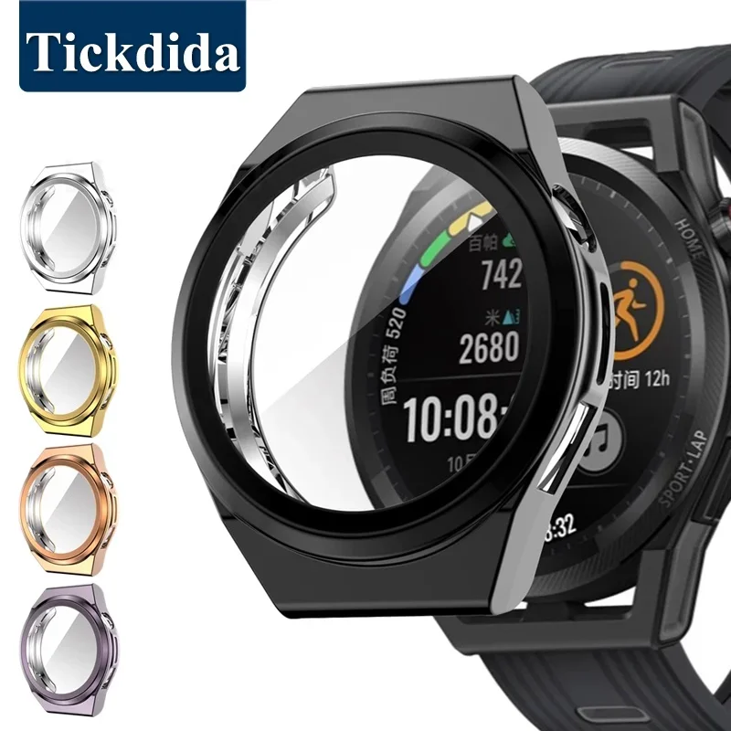 Soft TPU Case for Huawei Watch GT 3 SE Pro GT3 Pro 43mm 46mm GT 2 Case Full Case Cover Silicone Protective Sleeve