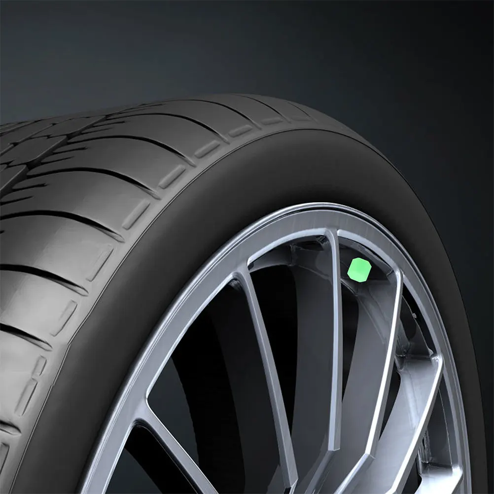 

20pcs Glow In The Dark Car Wheel Lug Covers 15Mm Silicone Protective Caps For Night Driving Safety Hexagonal Nut Cover Car Wheel