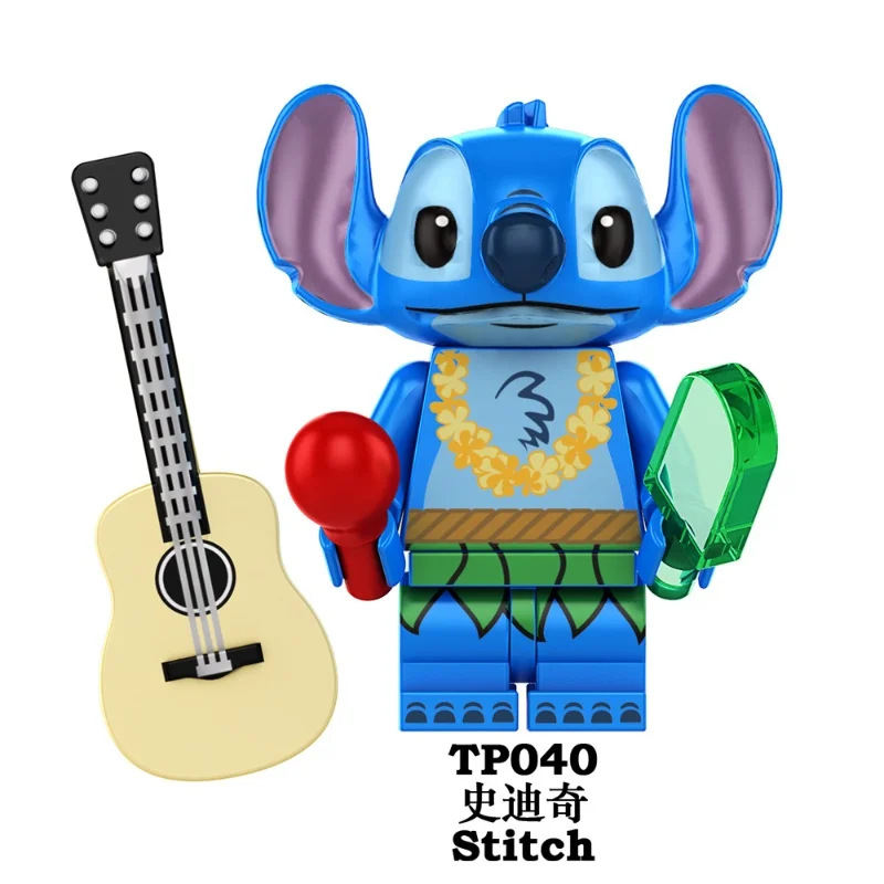 Stitch Angel Loli Mini 5cm zmontowane klocki figurka Cartoon Anime seria postaci ozdoba na biurko zabawki dla dzieci prezent