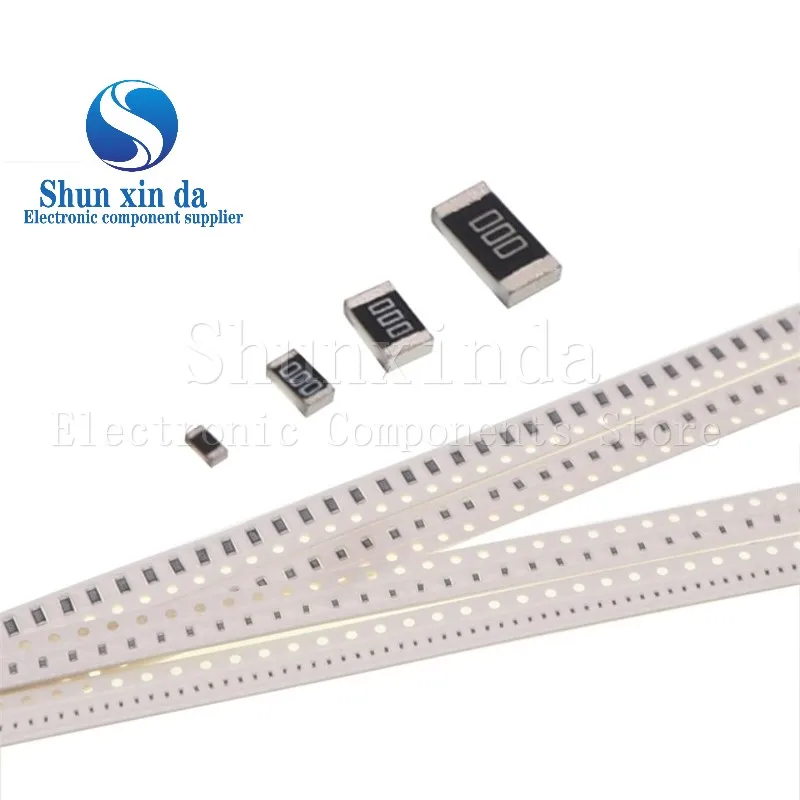 1% 1206 SMD 저항기, 0R ~ 10M, 1/4W 1, 10 100 150, 220 330, 470 510, 680, 200 Ohm Ω, 1K, 2.2K, 10K, 100K, 1R, 10R, 100R, 220R, 330R, 4K7, 910 개