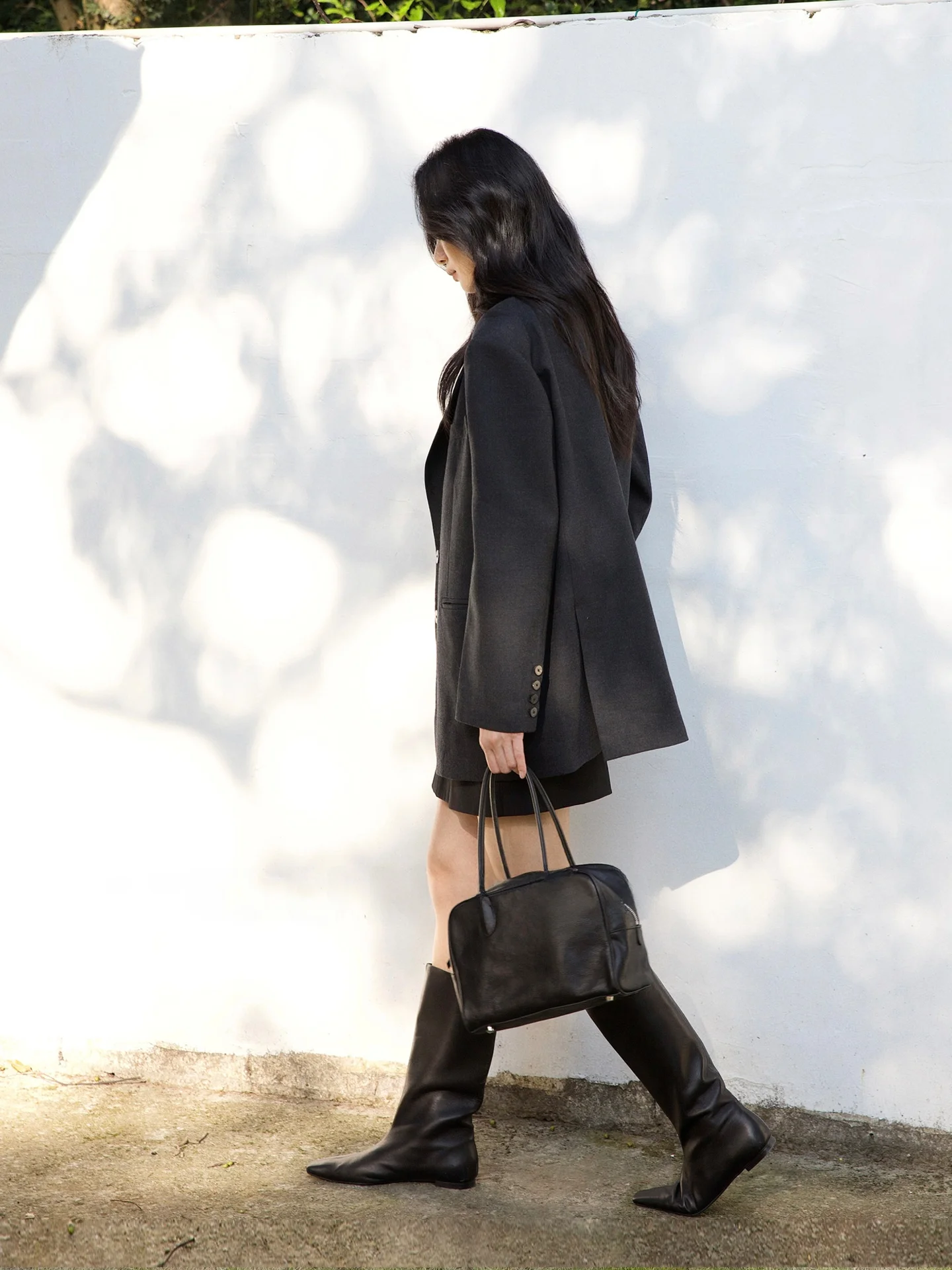 Giacca Classica COUNTONME in Lana con Spalle Imbottite, in Lana Extra Fine, Casual da Donna, Vestibilità Standard, Manica Lunga