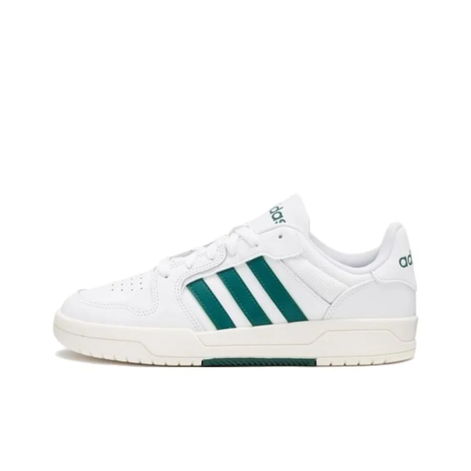 Adidas Neo Entrap Skateboard Shoes Men's Low Top White Green EH1686