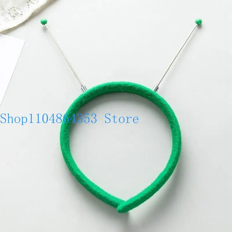 652F Women Headband Comfort Fit Hair Band Fashion Alien Antenna Hairpiece for Ladies