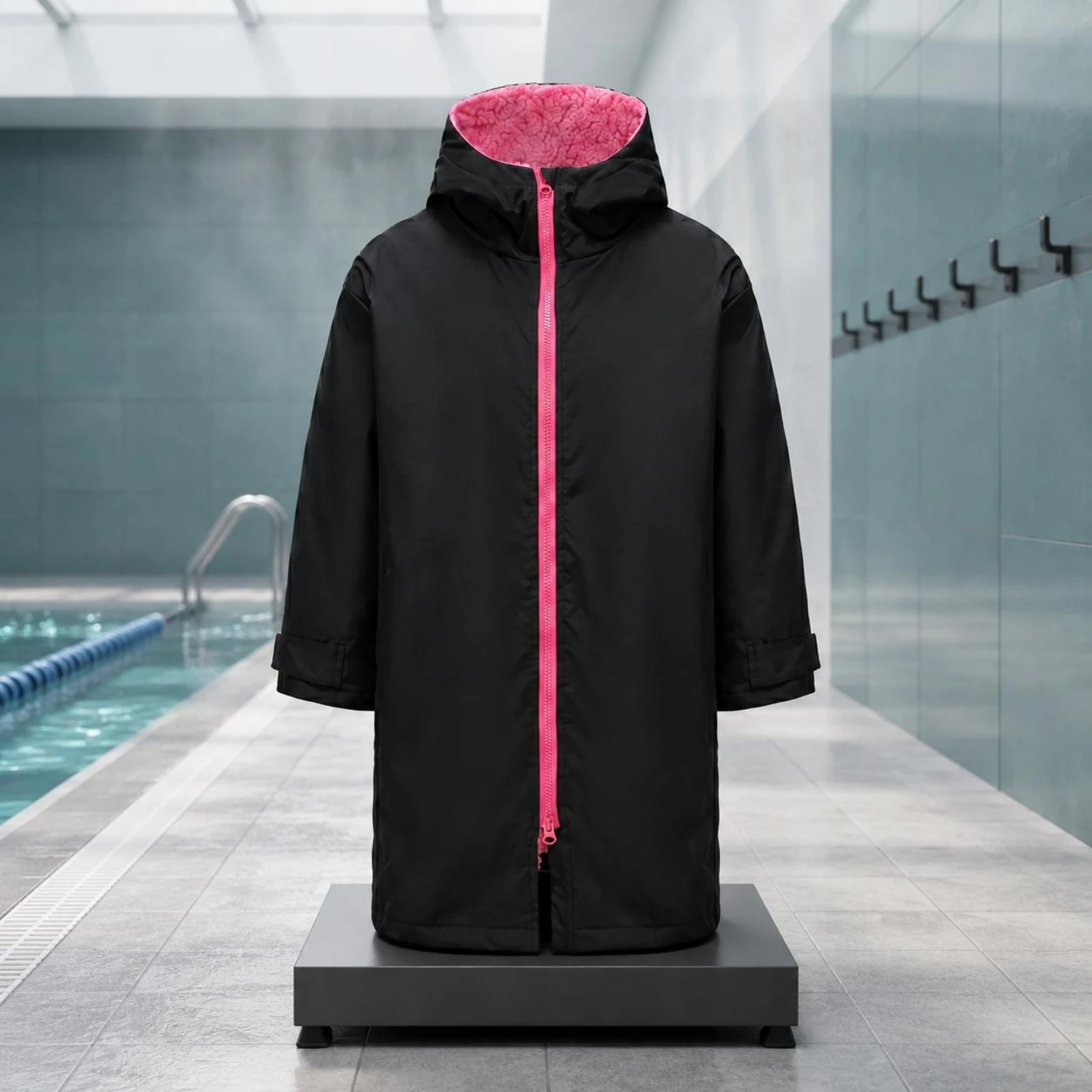 Hooded Bath Towel - Peignoir de bain à capuche épais,