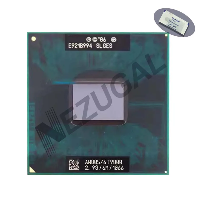 T9800 SLGES 2.93 Ghz Dual Core 6M 35W BGA479 PGA478 CPU processor