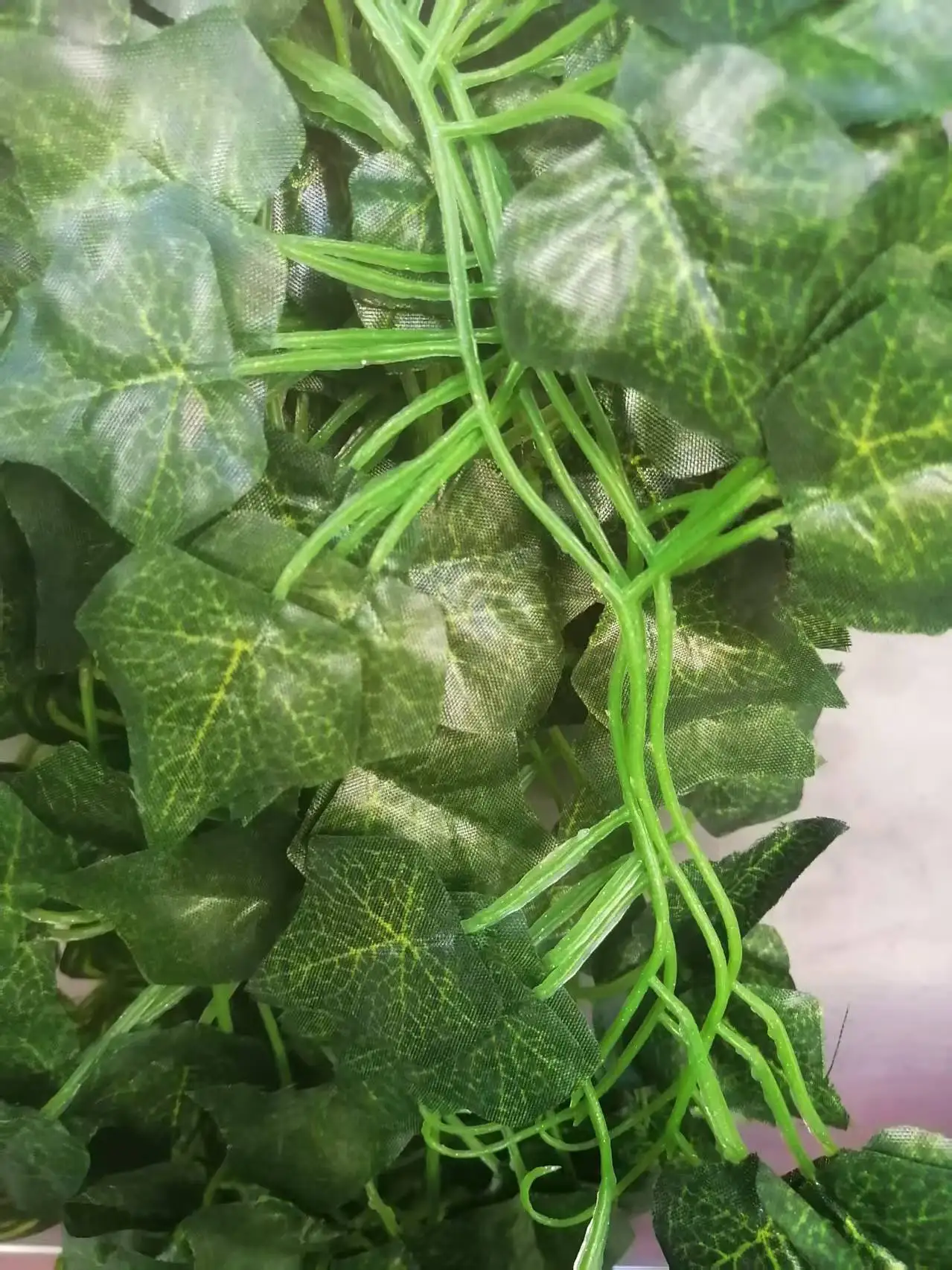 90 سنتيمتر نباتات خضراء اصطناعية الجدار الشنق أوراق اللبلاب Pothos بيجونيا العنب الكرمة حديقة المنزل جدار ديكور حفلات الزواج