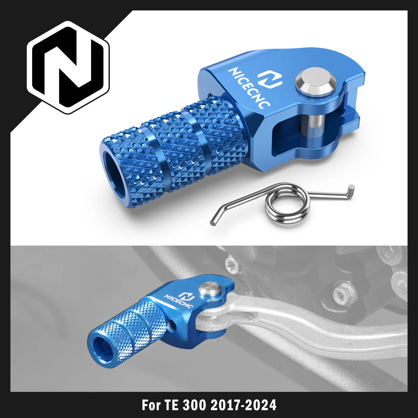 

NICECNC For Husqvarna 2017-2024 TE 300 TE 250 TE 300i FE 250 FE 350 FE 450 501 TX 300 Adjustable Gear Shift Lever Tip FC TC 2016