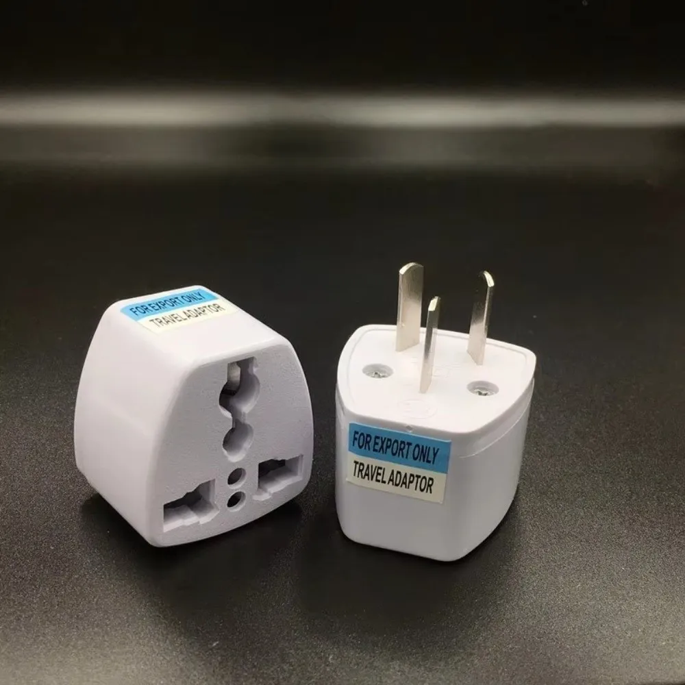 Universal 3 Pin AU Plug Converter Adapter White 220V Power Plug Travel Conversion Plug for Phones Household Appliances