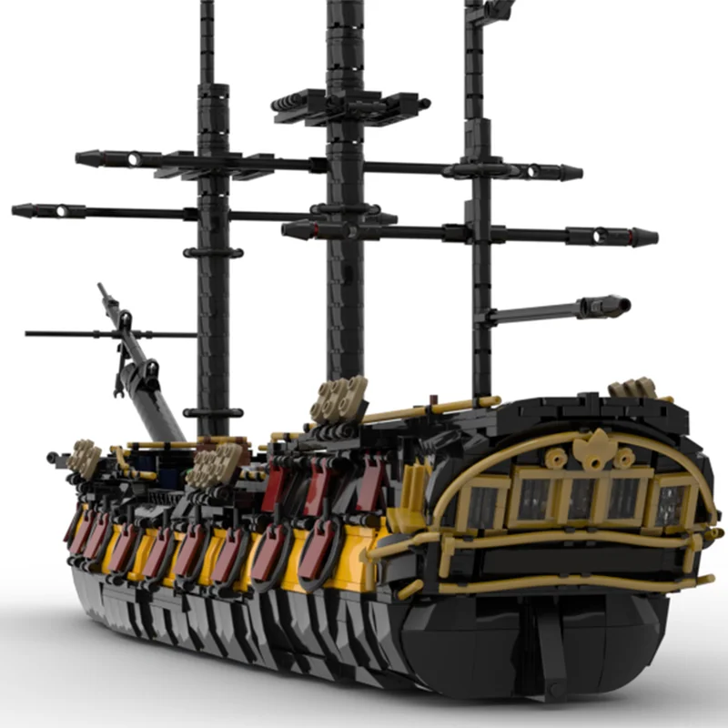 3060 قطعة MOC HMS ثيسوس البحرية الملكية 24-بندقية الفرقاطة النحت نموذج هدية مخصصة لتقوم بها بنفسك لعبة مكعبات البناء