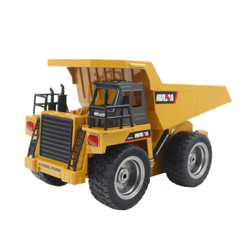 Huina 1534 Rc Engineering Vehicle 1:18 Alloy Toy Electric Dump Truck Remote Control Semi-alloy Model Outdoor Toy Gift