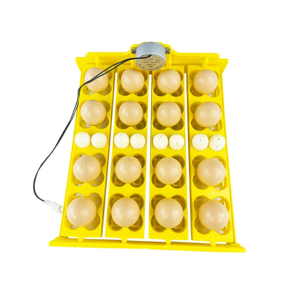 16 Eggs Turner Tray Automatic Egg Incubator Tray Egg Turner Turning Tray for Goose Duck Quail Birds Chicken