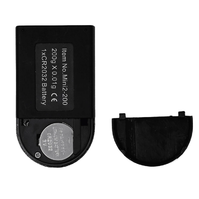 Mini báscula electrónica de bolsillo para joyería, balanza Digital portátil de precisión con pantalla LCD, estilo encendedor, 0,01x200G de gramo