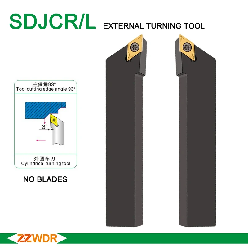 Sdjcr1010 sdjcr1212 sdjcr1616 sdjcr2020 externes dreh werkzeug sdjcl drehs tange schrauben dreh halter cnc schneiders tange