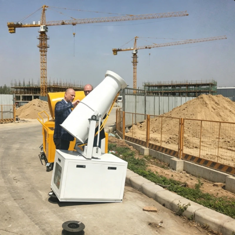 

Portable Fog Cannon Machine for Construction and Road Dust Control Low Maintenance Fog Cannon For Continuous Operation