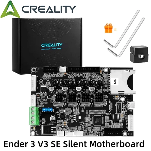 CREALITY Ender 3 V3 SE placa base silenciosa placa base silenciosa de 32 bits con controlador MS35774 para impresora 3D Creality Ender 3 V3 SE