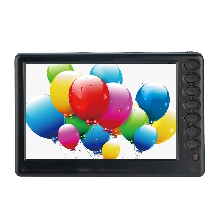 

5 Inch Mini TV Portable with Battery Digital Tuner DVB-T2 ATSC ISDB Small LED Television for Outdoor Travel Car Home Bedroom