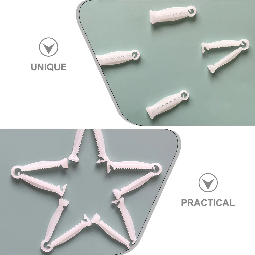 

100pcs Portable Umbilical Cord Clamps Plastic Clips For Livestock Household Use Piglets Protection Anti-