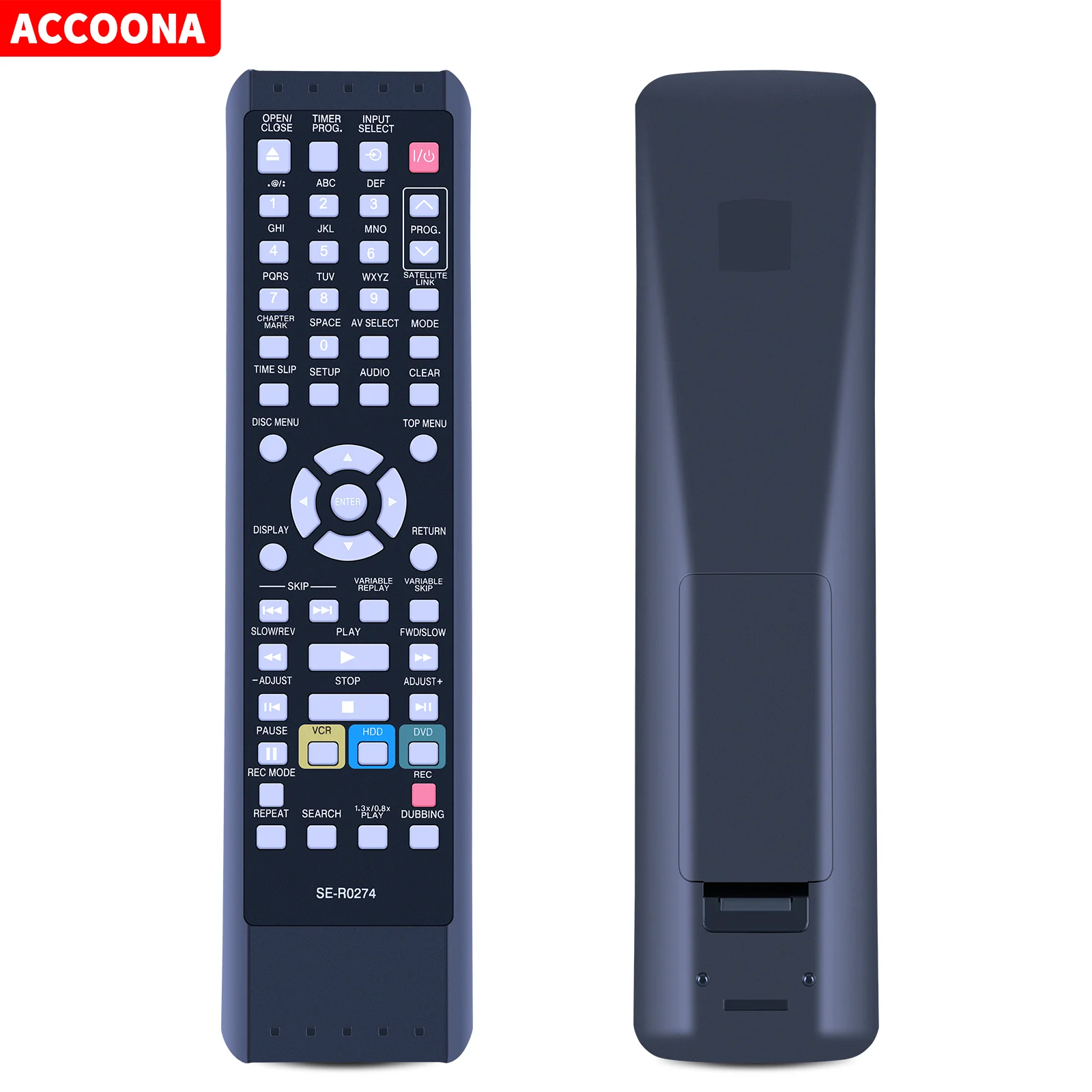 SE-R0274ควบคุมระยะไกลสำหรับโตชิบา NB340UD D-VR17KB RD-XV47 DVD เทปคาสเซ็ท
