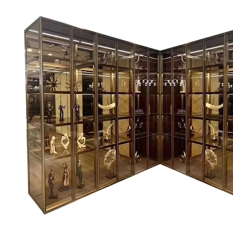 Aparadores Bar al aire libre Bar gabinete esquinero estación cóctel gabinete de vidrio en la pared gabinetes decoración de vino armario de almacenamiento