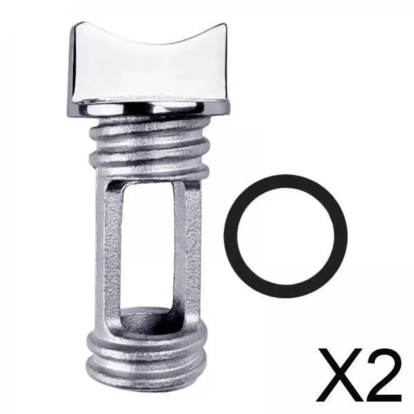 

Универсальная сливная пробка для лодки из нержавеющей стали 316, 19 мм, сменная пробка для каяка с резиновым уплотнительным кольцом для слива плота яхты, морской лодки