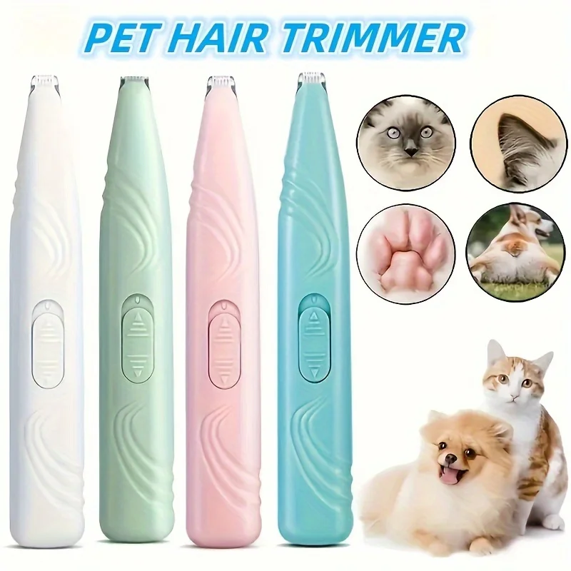 Paw Trimmer for Grooming, Cordless Electric Small Pet Grooming Clippers Hair Trimmer for Dogs Cats, Low Noise for Trimming Pet\'s