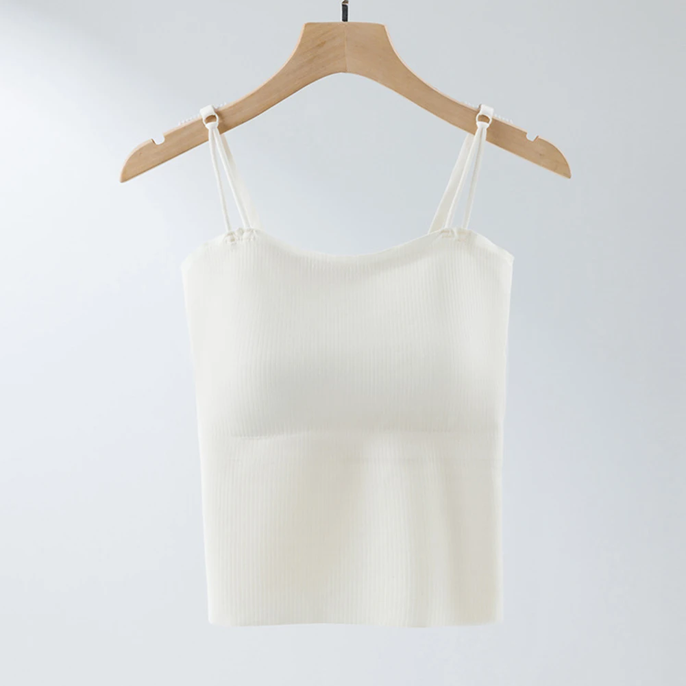 Casual Day Out Beautiful Back Regular Length Polyester Fabric Top Casual Khaki Bandeau Collar Casual Wear Daily Use