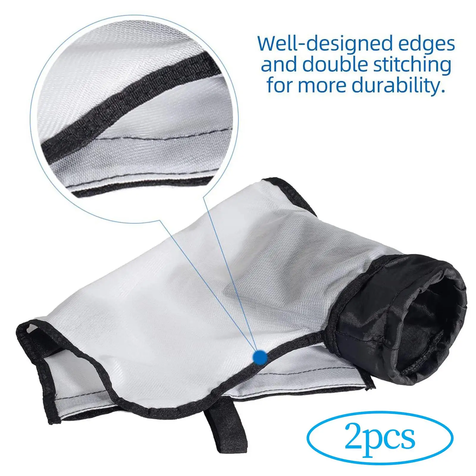 

2Pcs Pool Cleaner Filter Bag Sand and Silt Bag Easy to Clean Easy to Install