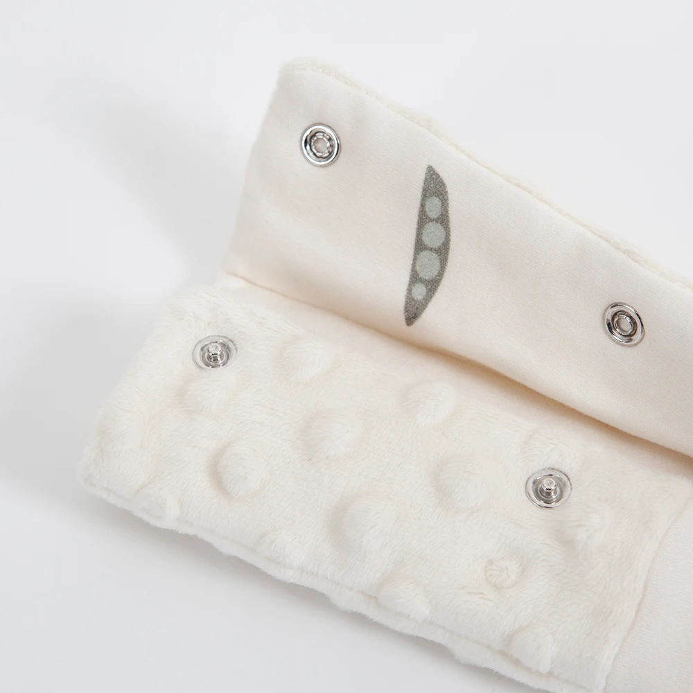 2 ピース/セットベビーカークッション & ベルトカバー漫画プリント衝撃吸収クッション脊椎保護用ユニバーサルベビーカーアクセサリー