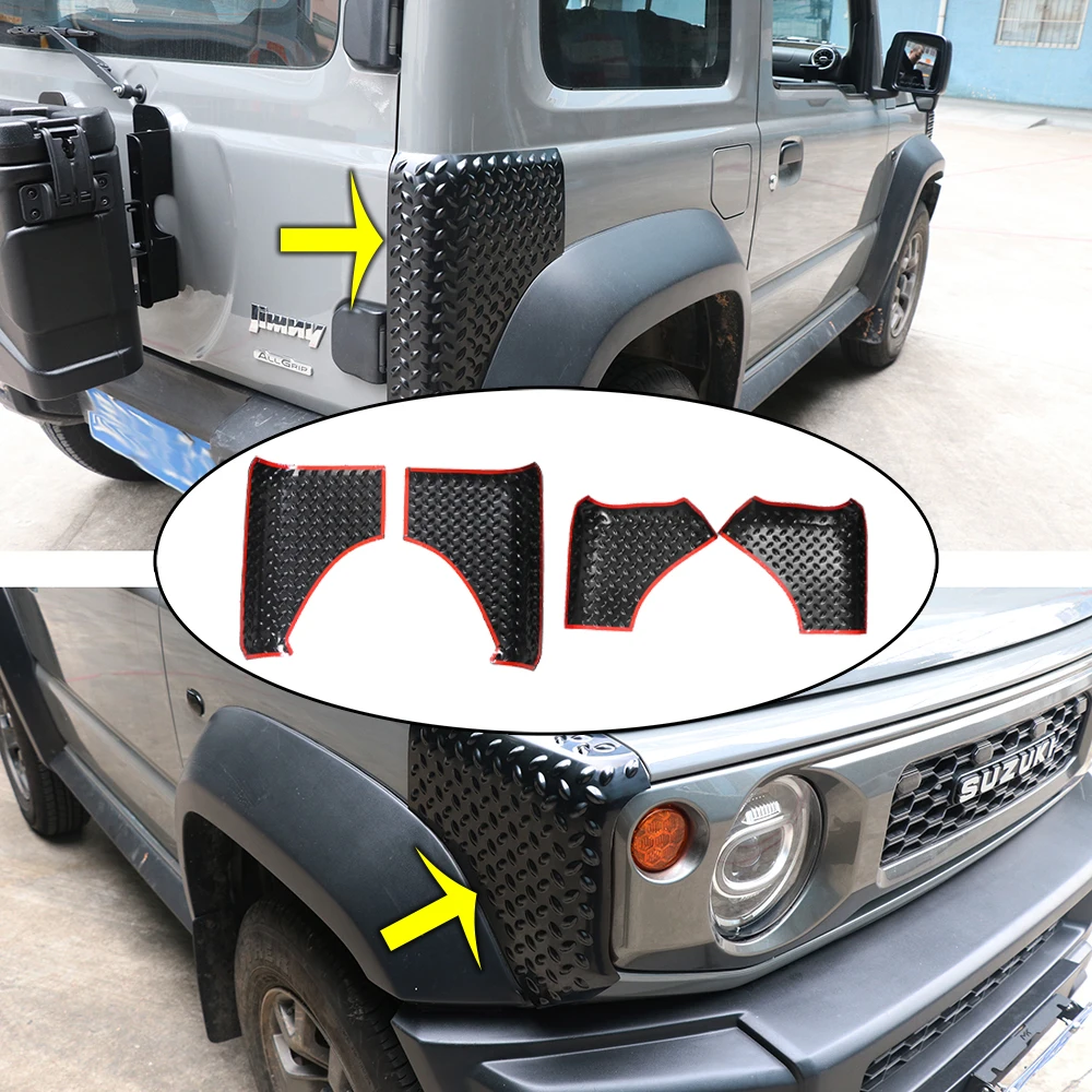 

Lantsun JMN066 Rear Corner Guard Body Armor Tail Light Flares Cover Partition Board ABS for Jimny 2019+, 2-3Door