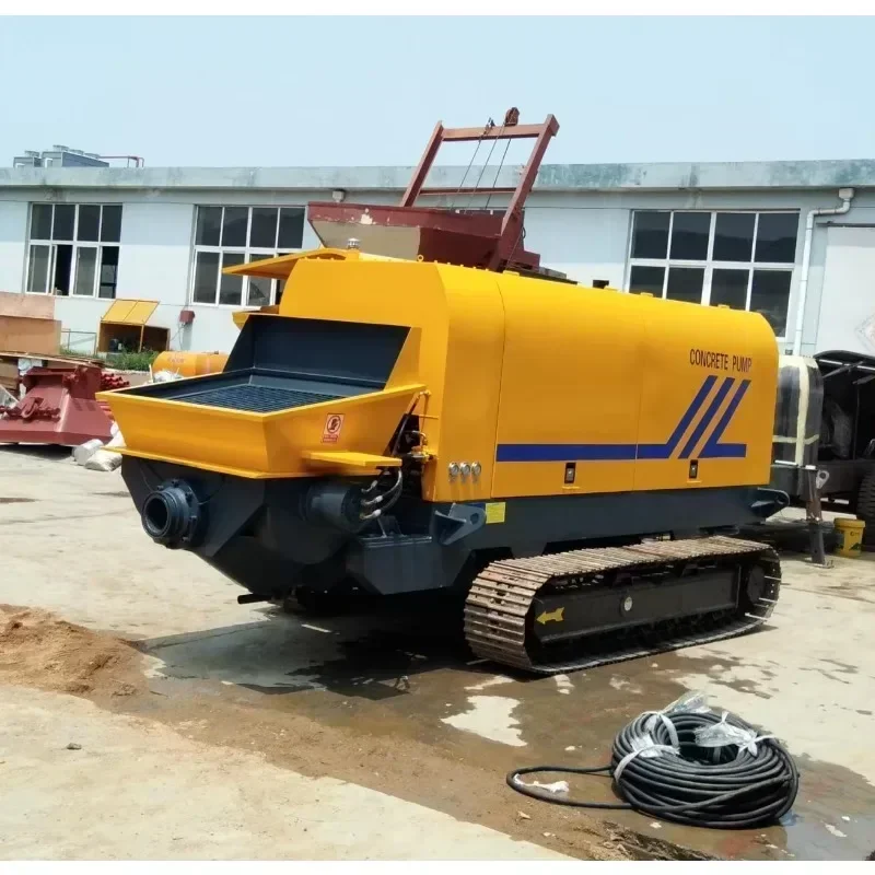 Factory Price Crawler Concrete Pump Concrete Pump And Mixer Truck Hot Sale Concrete Pump For Construction Works