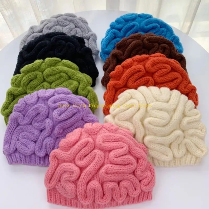 Мягкая шапка-бини. Теплая вязаная шапка. Забавная солнцезащитная шапка. Шапочки для холодной погоды, 10 компакт-дисков.