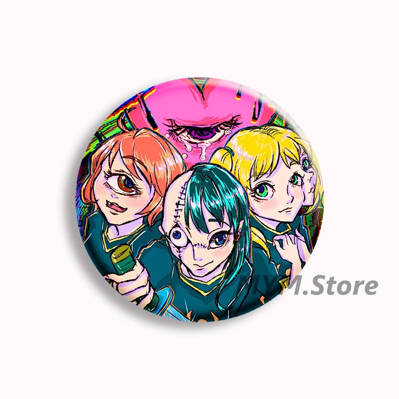 Ikigusare Anime Soft Button Pin イキグサレ Cartoon Brooch Ichigo Niigo Badge Bag Decor Accessories Fans Collect Party Gifts