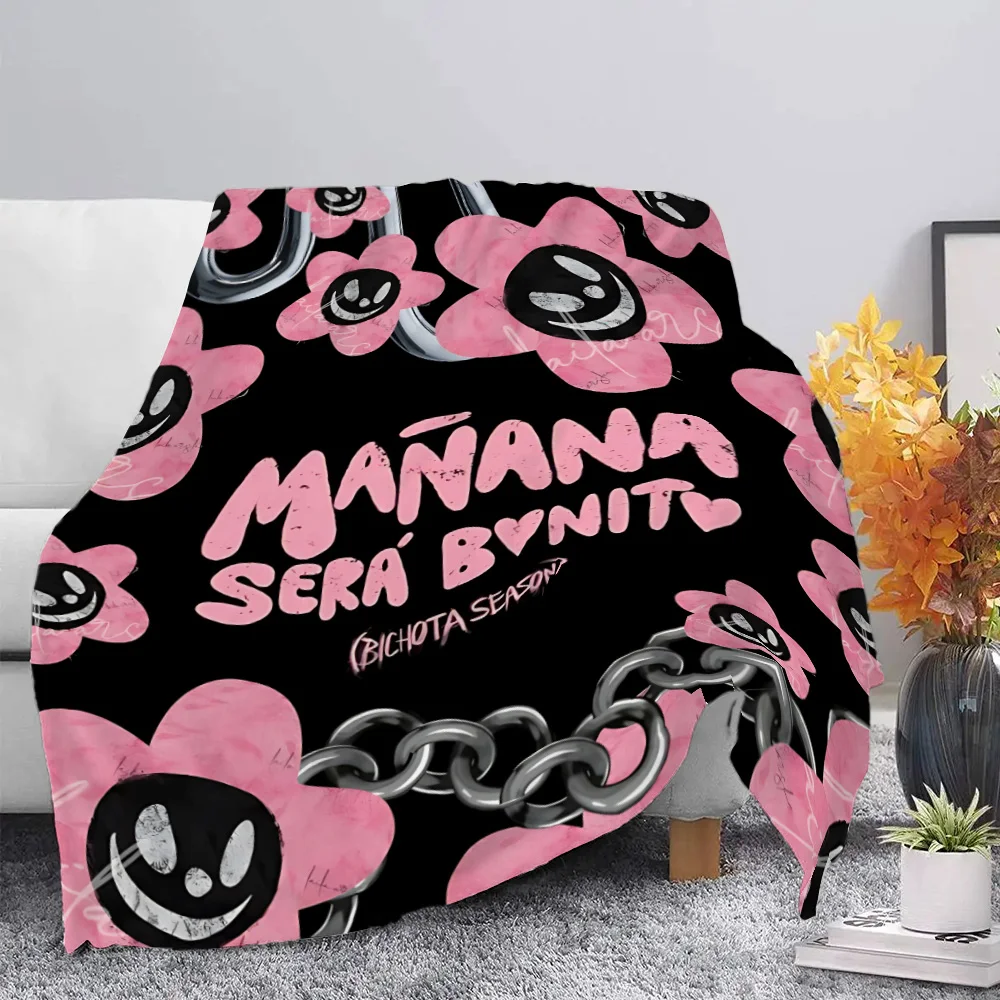 Karol G Manana Sera Bonito Printed Blanket Picnic Blankets Warm Blanket Soft and Comfortable Blanket Home Travel Birthday Gift