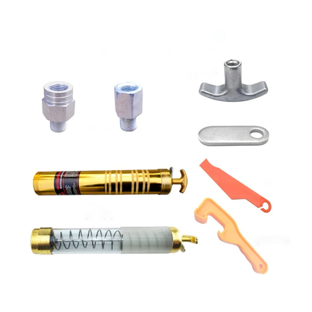 60MM 900CC Transparent Barrel Manual Butter Gun Accessories Transparent Threaded Teeth Are Not Available