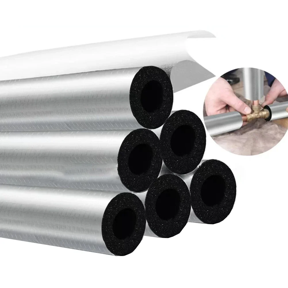 Weatherproof Pipe Insulation Foam Tube Wrap 610pcs for Copper Pipe Protection in Outdoor and Winter Applications