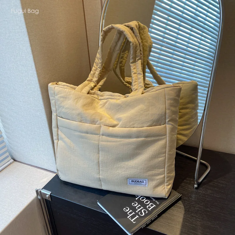 Women's Handbag Underarm Bag Single Shoulder Versatile Cotton Fabric New High-capacity Commuting Easy for Students to Relax