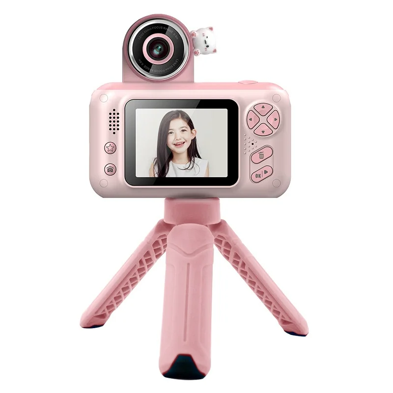 1080P HD 2.4 Inch Screen Kids Camera Handheld Childrens Digital Camera Video Recorder Toys for Kids Baby Girl Birthday Gift