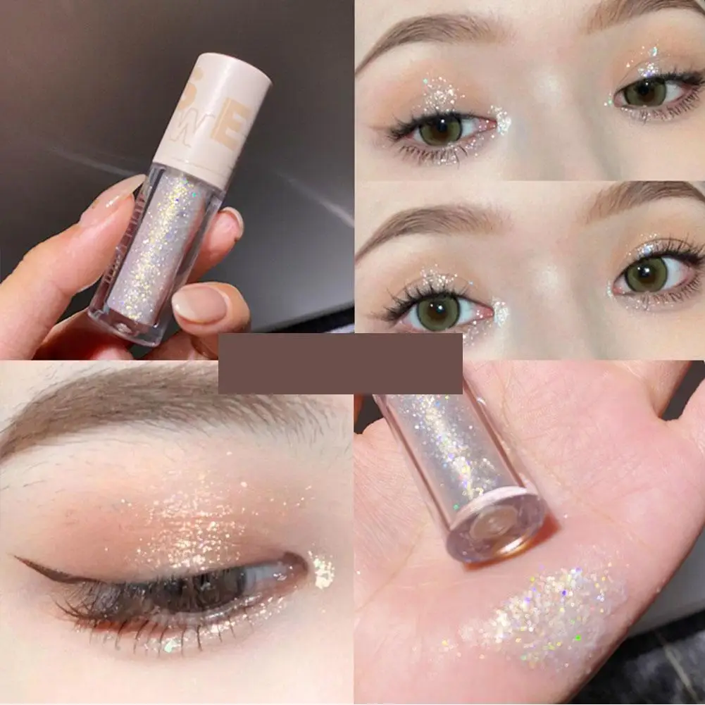 Schöne Bär flüssige Lidschatten Chamäleon polarisierte Pailletten Perle Tränen Lidschatten glänzendes Pigment koreanischen Make-up Glitter für die Augen