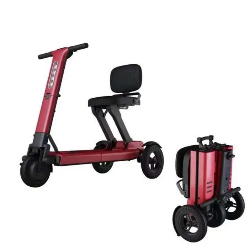 Can take an aircraft electric scooter, folding three-wheeled electric