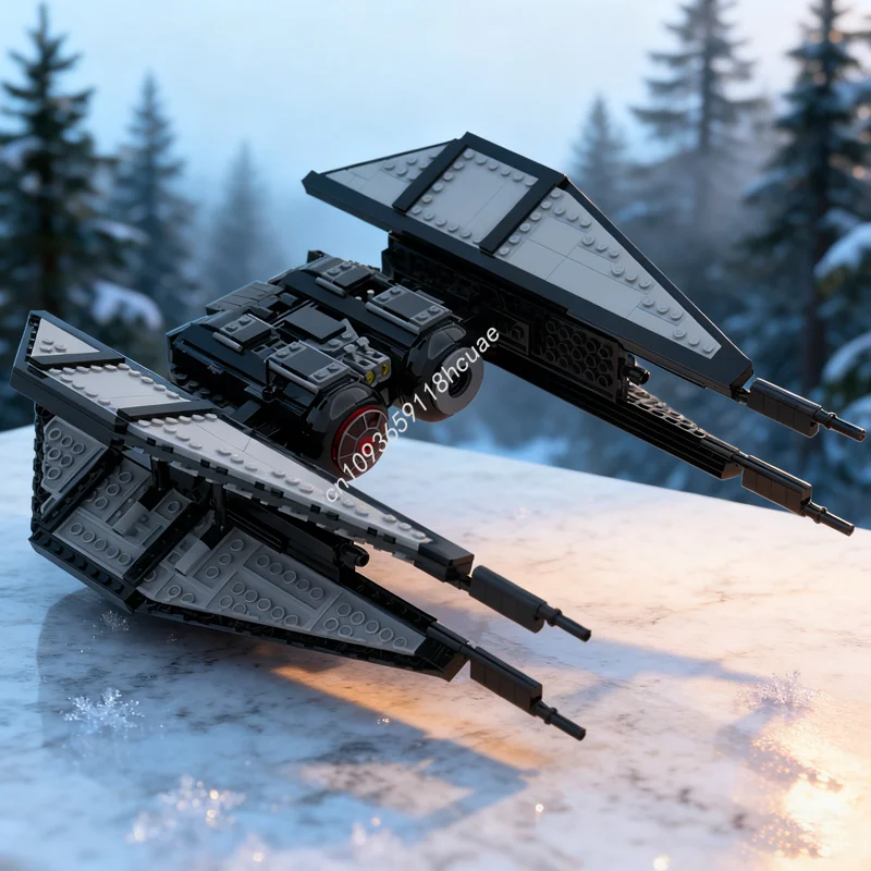 833pcs MOC Eerste Orde TIE Bommenwerper Star Battle Model bouwstenen speelgoed DIY kerstcadeaus creatieve Onderwijs Baksteen Verjaardag