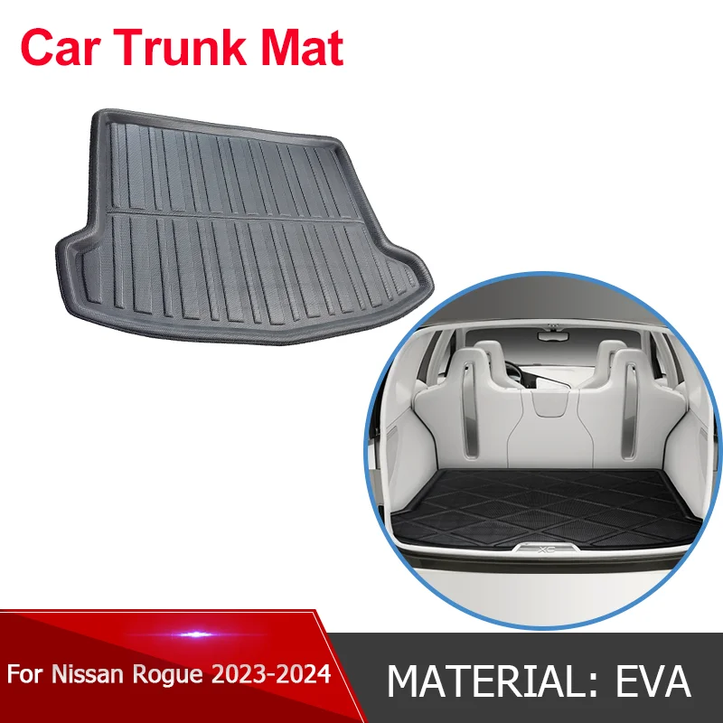 

for Nissan Rogue T33 2024 2023 2022 EVA Car Accessorie Rear Boot Cargo Liner Trunk Floor Mat Carpet Tray Mats Pad Mat Carpets