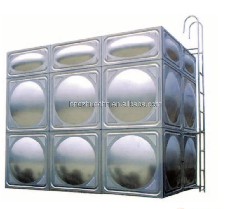 

Модульный резервуар для воды из нержавеющей стали 200 м3, металл 304, используемый для хранения питьевой воды в фермерском доме