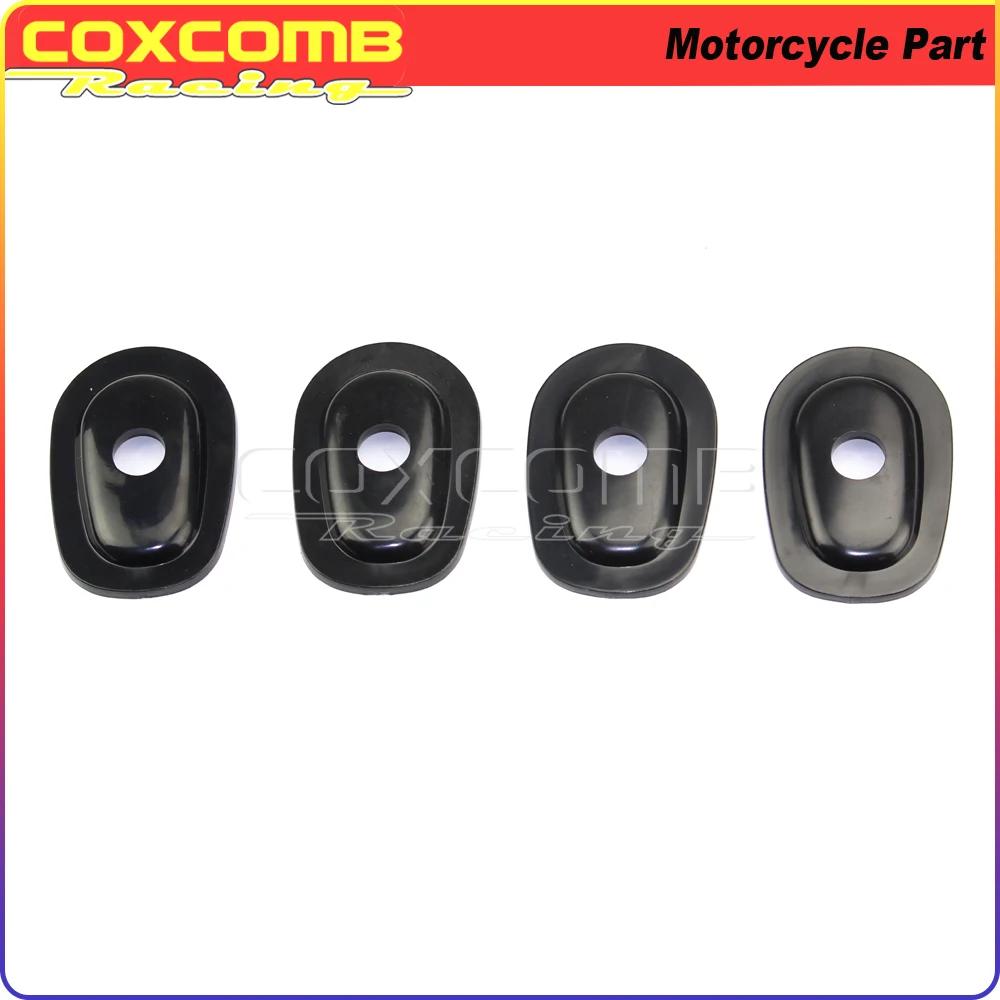 4 pcs Motorcycle Front Rear Turn Signal Indicators Spacer Adapters Blinker Adapter Plate For Yamaha YZF R1 R6 FZ600 FAZER FZ1000