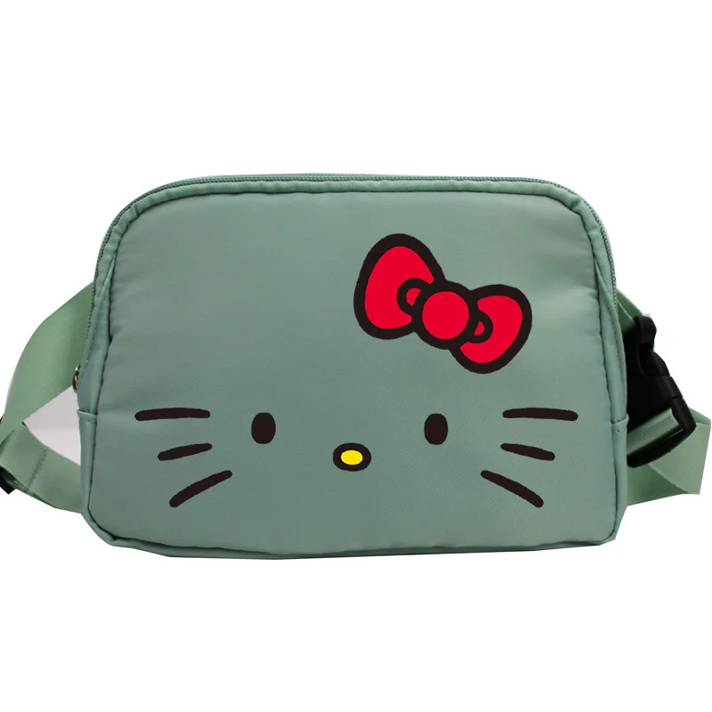 Sanrio Hello Kitty Fashion Waist Pack Nylon Waterproof Summer Outdoor Running Sports Chest Bag For Women Korean Hip Sack 7 Color