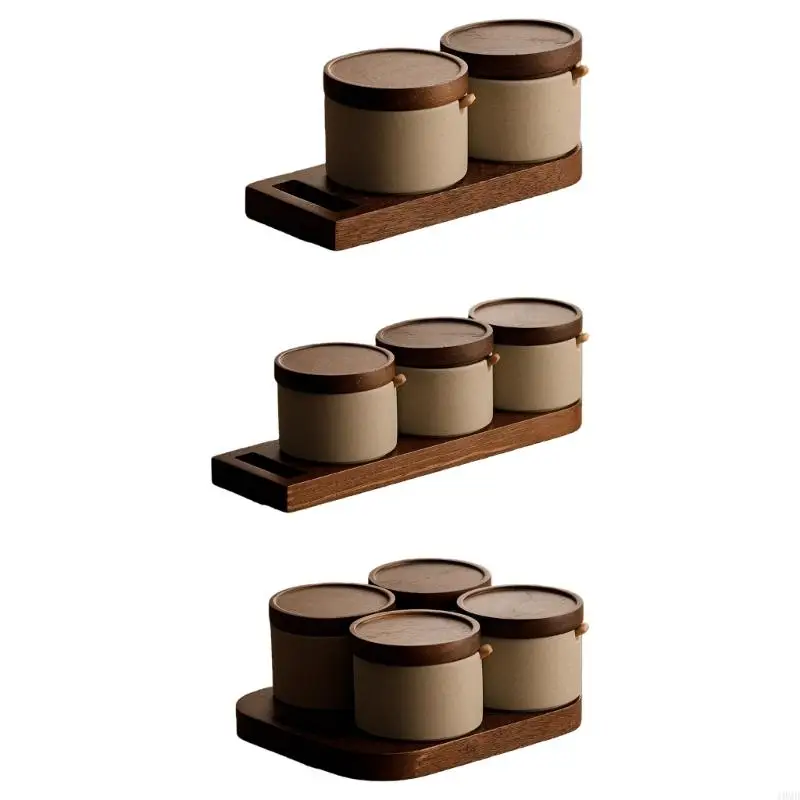 

Керамический набор приправ для хранения на кухне, украшение столешницы JOMD